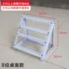 Soporte Móvil de Estudio para Múltiples Teléfonos, Rack de Piso para Colocación, Soporte Metálico de Escritorio Multicapa Multiusos para Múltiples Dispositivos Móviles