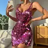 Ventas Directas AYJ 2026 Nuevo Estilo Punk Europeo y Americano Vestido Sexy de Acrílico Y2108 para Amazon