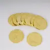 Venta caliente juego de piratas de plástico moneda juguete de jardín de infantes moneda de oro de pirata decoraciones de pastel forma de dibujos animados chapado en oro