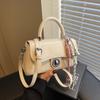 Bolso Pequeño Super Hot Transfronterizo para Mujer Primavera Verano 2025 Nuevo Bolso Bandolera de Hombro Combinable Moda Explosión Portátil Bolso Cuadrado Pequeño