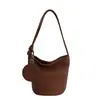 Bolso Cubo Retro Transfronterizo para Mujer 2026 Nuevo Bolso de Mano de Moda Bolso de Hombro Gran Capacidad Elegante Bolso de Axila