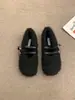 Zapatos Peludos para Mujer para Uso en Exteriores 2026 Tendencia de Moda Nuevo Estilo Otoño e Invierno Suela Suave Zapatos para Mujer Mocasines Peludos Zapatos de Algodón