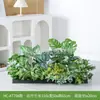Combinação de Paisagismo com Plantas Verdes Simuladas Hc-At7, Flores Simuladas e Decorações de Flores Artificiais, Ornamentos Decorativos para Floreiras de Pátio Externo