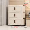Gabinete de Almacenamiento Transparente Modelo Nuevo Gabinete de Almacenamiento con Puerta Estante de Almacenamiento Multicapa Gabinete de Plástico para Snacks Gabinete de Almacenamiento para Niños