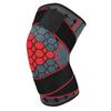 Rodillera deportiva de punto a presión de nailon de color para fitness, baloncesto, vendaje protector para las piernas