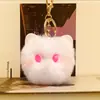 Colgante de Gato Rubor Móvil Llavero de Felpa Lindo Gatito Femenino Encanto Creativa para Libro Bolsa Venta al por Mayor