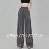 Pantalones Yamamoto Mujer Verano Delgados 2025 Nuevo Primavera Otoño Perezoso Algodón Lino Ajustados Pequeños Seda de Hielo Pantalones de Pierna Ancha