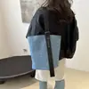 Bolsa Saco Casual Estilo Preguiçoso Nova Moda Coreana Simples para o Dia a Dia Bolsa de Ombro Design de Nicho Bolsa Transversal Artística