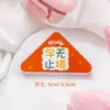 Clip Triángulo de Dibujos Animados Kabi Bala Clip Pequeño Lindo Multifuncional Esquina de Libro Protector Clip para Doblar Esquinas Impermeable