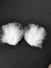 Nuevo Super Fairy - Tocado de plumas blancas, horquilla para el pelo de celebridades de Internet, vestido de novia, fotografía diaria, viaje, accesorios distintivos para el cabello con plumas dulces