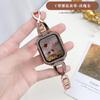 Adecuado para correa Apple Watch Iwatch6 Applewatch7/8/9/Se Pequeña X Metal S10 con Diamantes