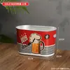 Balde de Gelo para Vinho Tinto Cerveja Bar KTV Balde de Gelo Doméstico de Piquenique Comercial Externo Balde de Armazenamento Grande Recipiente de Armazenamento