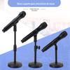 Suporte para microfone condensador, suporte para sub-desktop, suporte para microfone de disco, pode ser usado para suporte de microfone de mão