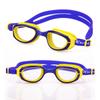 Nuevas gafas de natación Ruihe para niños, marco grande HD, para niños y niñas, silicona natural, impermeables, antivaho, con tamaño ajustable