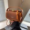 Bolso de Mano de Moda para Mujer Estilo Coreano Moderno Combinable Bolso Cuadrado Pequeño Diseño Nicho Bolso Caja Simple Bolso Bandolera Textivo