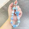 Llavero de Punto Dopamina de Verano con Cuentas de Colores Colgante Multicolor para Bolso de Niña Regalo al por Mayor para Mejores Amigas