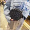 Bolso de Hombro Simple con Lentejuelas Moda Estilo Coreano Bolso de Cadena con Forma de Concha Tendencia Estilo Ins Versátil Popular Bolso Cruzado de Temperamento