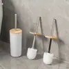 Conjunto de Escova de Vaso Sanitário de Aço Inoxidável, Escova de Vaso Sanitário para Banheiro, Escova de Limpeza Doméstica, Ferramenta de Limpeza Sem Canto Morto, Artigos de Uso Diário