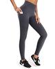 Pantalones de yoga de cintura alta con bolsillo y estampado digital de moda europea y americana, leggings de entrenamiento para correr