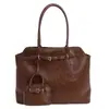 Bolso Tote de Mano de Piel de Vaca Retro para Mujer 2025 Nuevo Casual Versátil de Gama Alta Gran Capacidad Bolso de Hombro Único
