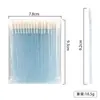 Nuevo al por mayor varilla hueca de cristal pincel para labios brillo de labios glaseado de labios pincel para aplicar labial cepillo de limpieza hisopo de belleza desechable