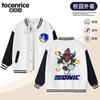 Jaqueta Infantil Sonic the Hedgehog Primavera e Outono Jaqueta de Beisebol Tops Infantis Roupas de Primavera Roupas Infantis