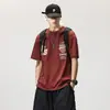 Camiseta de Algodão Manga Curta para Homem 2026 Verão Nova Marca de Moda Roupa Masculina Estampa de Letras Fina Respirável Camiseta Masculina