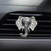Retro elefante saída de ar perfume clipe ar condicionado do carro aromaterapia clipe decorativo carro criativo aromaterapia decoração acessórios do carro