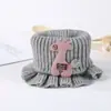 Cachecol de Inverno Quente Fofo para Bebês Conjunto de Pescoço para Meninas e Crianças Pescoço Infantil de Tricô Feminino