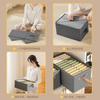 Caja de Almacenamiento Plegable para Ropa para Dormitorio, Caja para Ropa Interior de Armario, Contenedor de Almacenamiento, Organizador de Escritorio, Caja de Almacenamiento