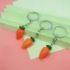 Llavero Colgante Divertido de Resina Simulación de Frutas y Verduras Fresa Jade Col Repollo Tienda de Catering Gourmet Colgante Pequeño Regalo
