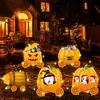 2026 Campo de Abóboras de Halloween Patchwork Impresso em Metal Placa Gigante para Jardim Decorações Externas para Jardim