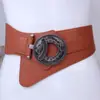 Cinturón de Mujer Estilo Europeo y Americano Vintage, Decorativo para Prendas de Abrigo, Ceñidor de Cintura, Versátil, Moderno, Adecuado para Vestidos y Abrigos, Cintura Elástica, Genial
