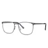 Nuevo Estilo Aro Interior de Placa Metal Recubierto Montura Óptica Cuadrada Marco Grande Hombres Gama Alta Espejo Plano Se Puede Combinar con Gafas Fabricante