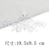 Pegatinas de Tela Bordada con Patrón Dorado y Plateado, Vestidos Antiguos, Nubes Propicias, Óperas, Varios Estilos de Piezas Bordadas, Pegatinas Decorativas de Parche, Accesorios DIY, Flores Calientes