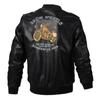 Comercio Exterior Transfronterizo 2019 Nueva Chaqueta de Primavera y Otoño Chaqueta de Cuero PU de Vuelo Ajustada Chico Duro Chaqueta de Cuero Juvenil para Hombre