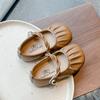 Sapatos de Couro para Meninas 2026 Nova Coleção Primavera e Outono Sapatos para Menininhas Couro Macio Sapatos de Couro Simples Sapatos de Princesa Solado Macio Sapatos de Couro para Crianças