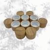 Tapa Rosca de Madera de Bambú de 24 Hilos, Tapa Gotero, Tapa Rollerball, Tapa para Cosméticos y Perfumes, Madera Maciza, Artesanía en Madera, Venta al por Mayor Personalizada