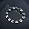 Acero de titanio, pulsera para hombre que no destiñe, moderna y versátil, cadena de nariz de cerdo estilo hip-hop, estilo punk para mujer, lujo ligero, joyería de alta gama