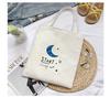 Bolso de Hombro para Mujer Estudiante Bolso de Hombro para Mujer Estampado Bolso de Hombro Cómodo Bolso de Tela Simple Bolso de Viaje para Compras Patrón Personalizable