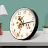Reloj de escritorio se puede colocar o colgar, colocación en sala de estar, reloj de pared para el hogar, adorno de reloj de escritorio, reloj de péndulo silencioso de mesita de noche para dormitorio
