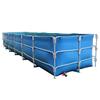 Lona de PVC Tanque de Peixes Suporte de Tubo Galvanizado Montagem Móvel para Criação Comercial Tanque de Água Quadrado Criação Móvel