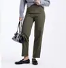 2026 Transfronterizos Europeos y Americanos Amazon Elegantes de Cintura Alta Versátiles Rectos para Viajar Casual Pantalones