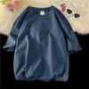 Camisas Publicitarias de Color Sólido de Moda para Verano, Camisetas de Manga Corta con Cuello Redondo Multicolores a la Moda para Hombre, Camisetas Básicas Versátiles Sueltas Casuales