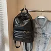 Nueva y popular mochila de algodón para mujer, informal, combinable, de gran capacidad, ligera y con gran capacidad.