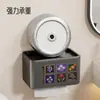 Portarrollos de papel higiénico de pared, caja de papel higiénico sin taladro, caja para rollo de papel higiénico, estante impermeable para papel higiénico de baño