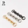 Cadena de extensión para correa de hombro de bolso de fábrica, modificación de cadena, cinturón de bolso, cadena gruesa alargada, accesorios de cadena corta DIY, compra individual