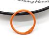 Anillo de libro de color de 30 mm anillo para tarjetas llavero bolsa accesorios de joyería DIY pintura color caramelo anillo abierto de hojas sueltas