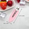 Clip para el pelo de color caramelo, color gelatina, 8 cm, Xiao Zhan, Ouyang Nana, con clip para el pelo sin costuras, material DIY hecho a mano, clip para el pelo