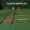 Escada Ágil Ritmo Fixo Treinamento Escada Fitness Escada Salto Reticulado Velocidade Sensível Escada Grande Quantidade Preferencial Treinamento Escada Corda